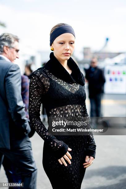 Mia Goth attends the 2023 Film Independent Spirit Awards on March 04, 2023 in Santa Monica, California.