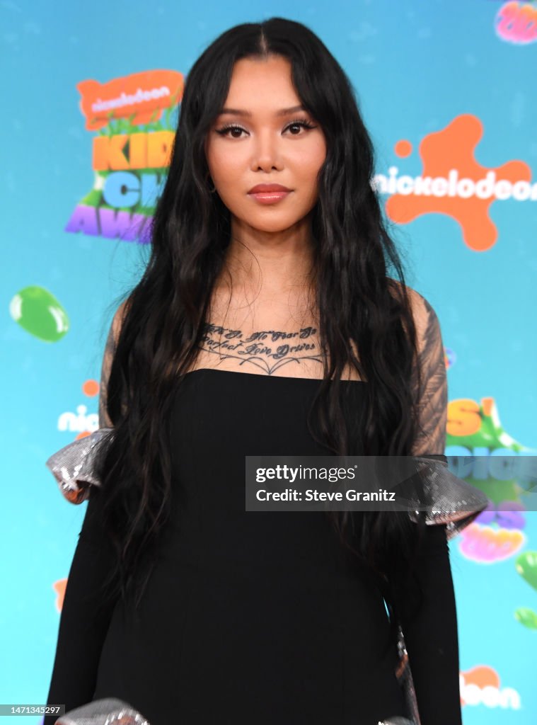 Bella Poarch arrives at the Nickelodeon's 2023 Kids' Choice Awards at
