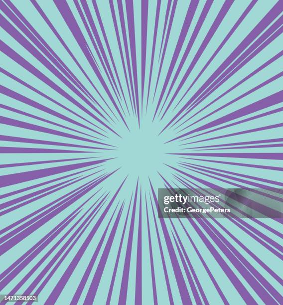 sunburst background with zoom effect - weather radar graphic stock illustrations
