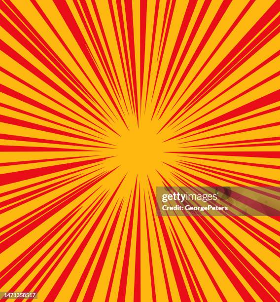 sunburst background with zoom effect - weather radar graphic stock illustrations