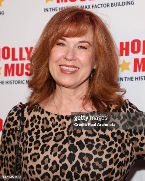 Actress Lee Purcell attends the unveiling of Mary Pickford's ball gown from "Secrets" at The Hollywood Museum on March 04, 2023 in Hollywood,...