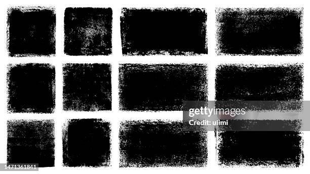 grunge backgrounds - distressed rectangle stock illustrations