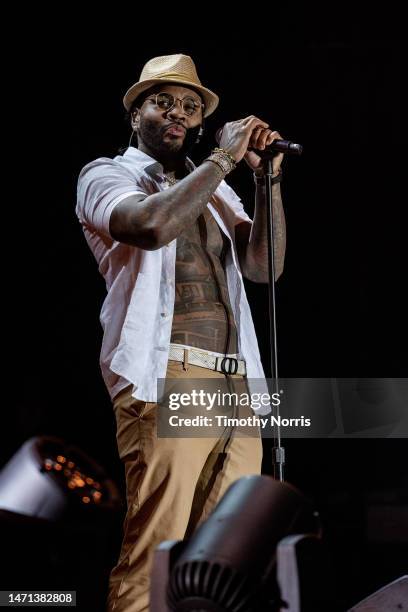 Kevin Gates performs during 2023 Rolling Loud Los Angeles at Hollywood Park Grounds on March 04, 2023 in Inglewood, California.