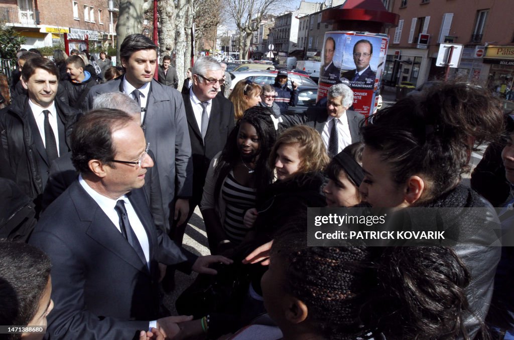 FRANCE2012-ELECTIONS-PS-HOLLANDE-CRIME-SCHOOL-JEWS-SHOOTING