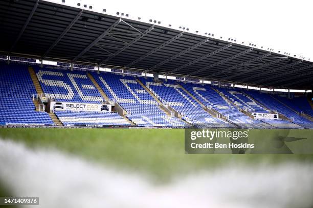 General view of the stadium prior to the FA Women's Super League match between Reading and West Ham United at Madejski Stadium on March 05, 2023 in...