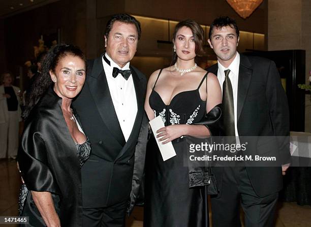 Patricia Humperdinck, musician Engelbert Humperdinck and their children Louise and Bradley Dorsey attend the Associates for Breast and Prostate...