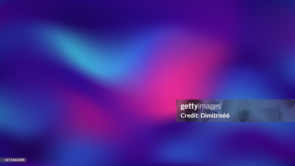 Abstract vector gradient blend background with redn and blue colors