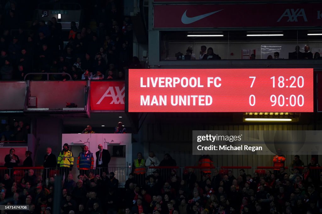 Liverpool FC v Manchester United - Premier League