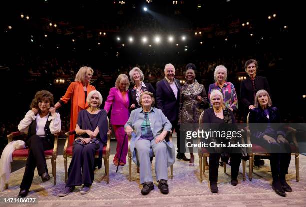 Dame Joanna Lumley, Twiggy, Dame Lesley Lawson, Dame Maureen Lipman, Gyles Brandreth, Dame Floella Benjamin, Dame Harriet Walter, Dame Penelope...