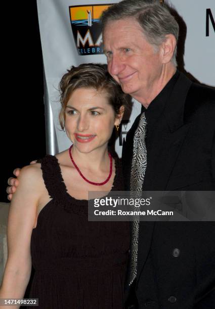 Actress Tessa Auberjonois and her father actor Rene Auberonois attend The Malibu Celebration of Film Gala honoring filmmaker Robert Altman on October...