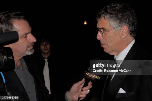 Actor Elliot Gould is interviewed by Access Hollywood at the Malibu Celebration of Film on October 7, 2006 in Malibu, California.
