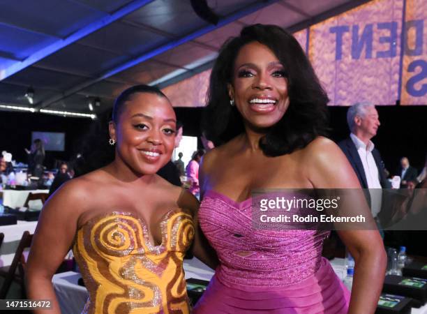 Quinta Brunson and Sheryl Lee Ralph attend the 2023 Film Independent Spirit Awards on March 04, 2023 in Santa Monica, California.
