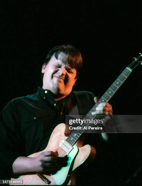 Guitarist J. Geils and Bluestime performs at The Bottom Line on March 11, 1995 in New York City.