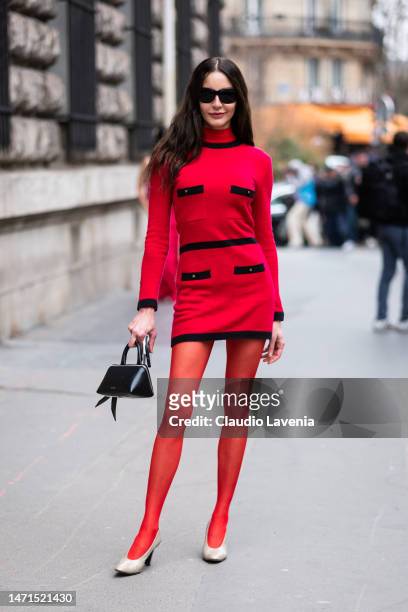12,355 Red Dress Black Tights Stock Photos, High-Res Pictures, and Images -  Getty Images