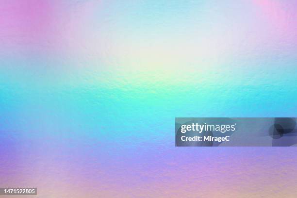colorful hologram texture background - holograma imagens e fotografias de stock