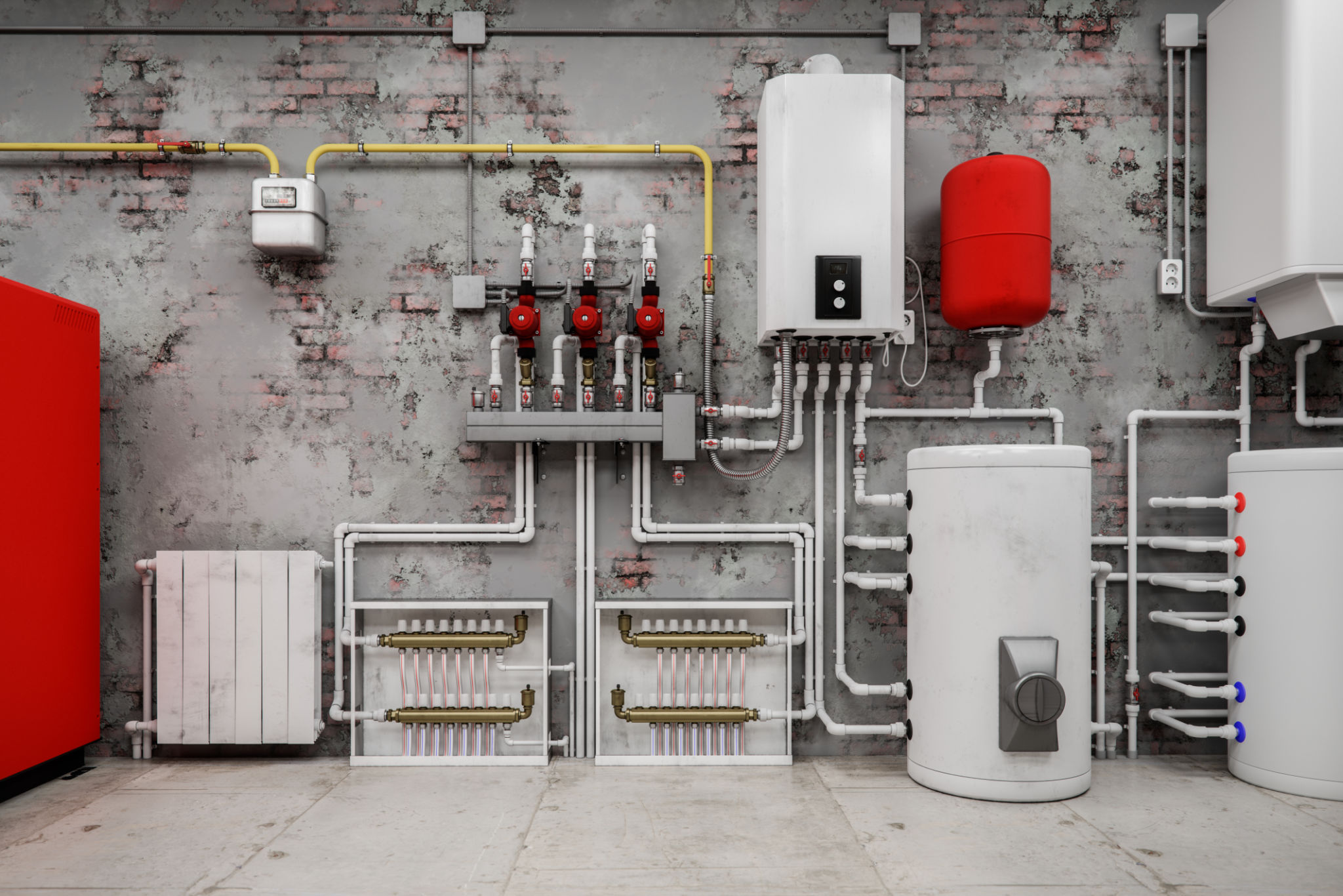 business heating rental