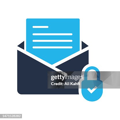 Private mail icon. Single solid icon. Vector illustration. For website design, logo, app, template, ui, etc. Private mail icon. Single solid icon. Vector illustration. For website design, logo, app, template, ui, etc.