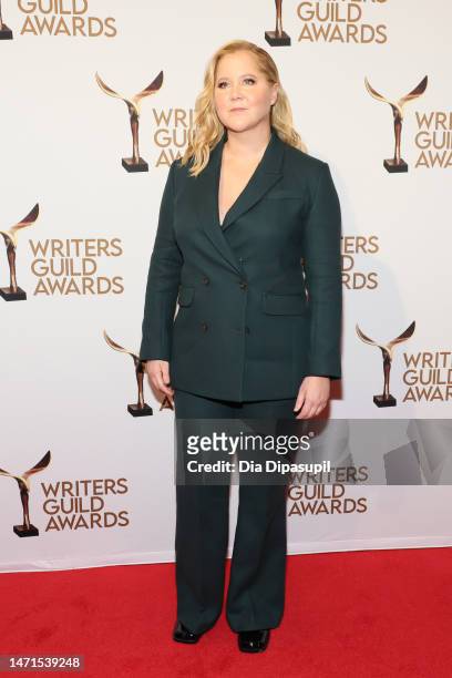 Amy Schumer attends the 75th Writers Guild Awards Ceremony at Edison Ballroom on March 05, 2023 in New York City.