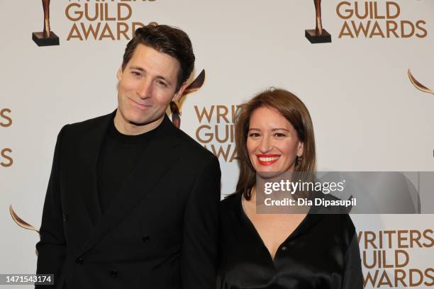 Tony Dokoupil and Katy Tur attend the 75th Writers Guild Awards Ceremony at Edison Ballroom on March 05, 2023 in New York City.