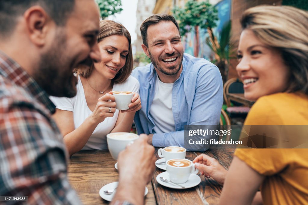Kaffee mit Freunden