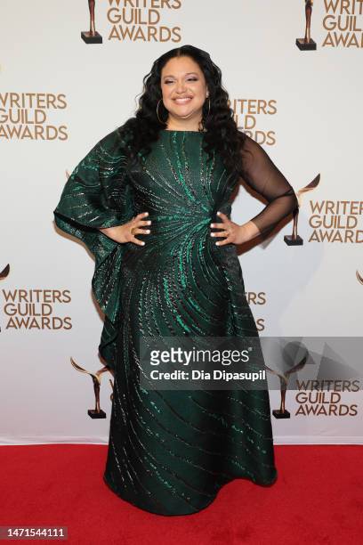 Michelle Buteau attends the 75th Writers Guild Awards Ceremony at Edison Ballroom on March 05, 2023 in New York City.