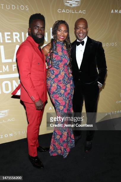 Jimmy Akingbola, Nicole Friday, President & COO of ABFF Ventures and Jeff Friday, Founder & CEO of ABFF Ventures attend the 5th American Black Film...