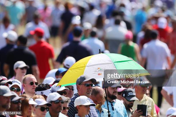 General view of fans during the final round of the Arnold Palmer Invitational presented by Mastercard at Arnold Palmer Bay Hill Golf Course on March...