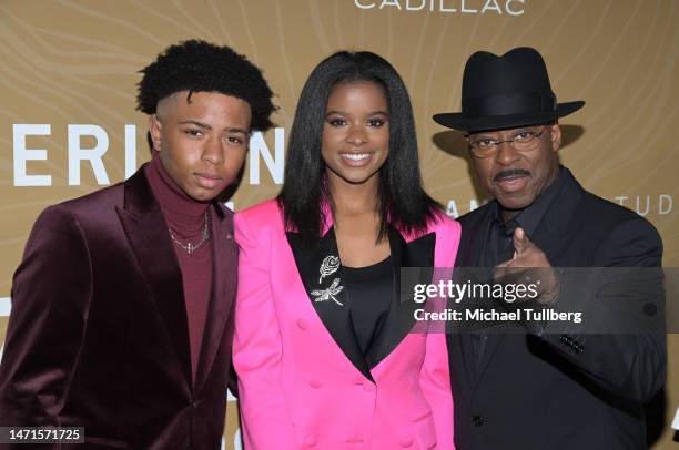 Slater Vance, Bronwyn Vance and Courtney B. Vance attend the 5th American Black Film Festival Honors: A Celebration of Excellence at 1 Hotel West...