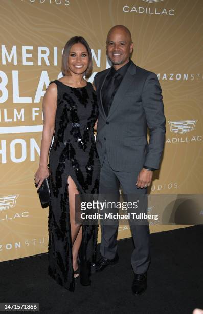 Salli Richardson and Dondre Whitfield attend the 5th American Black Film Festival Honors: A Celebration of Excellence at 1 Hotel West Hollywood on...