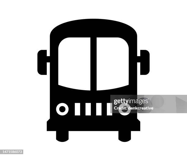 einschub-mono-farbsymbol für private flughafentransfers - schulbus deutsch stock-grafiken, -clipart, -cartoons und -symbole