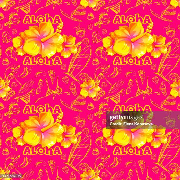 Aloha Pattern Photos and Premium High Res Pictures - Getty Images