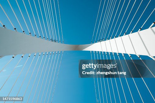 Steel frame structure of modern bridge Steel frame structure of modern bridge