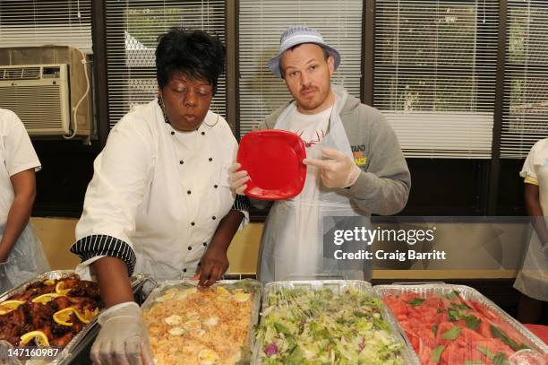 Director Marc Webb attends the "Be Amazing" Stand Up Volunteer Initiative at Lincoln Square Neighborhood Center on June 26, 2012 in New York City.