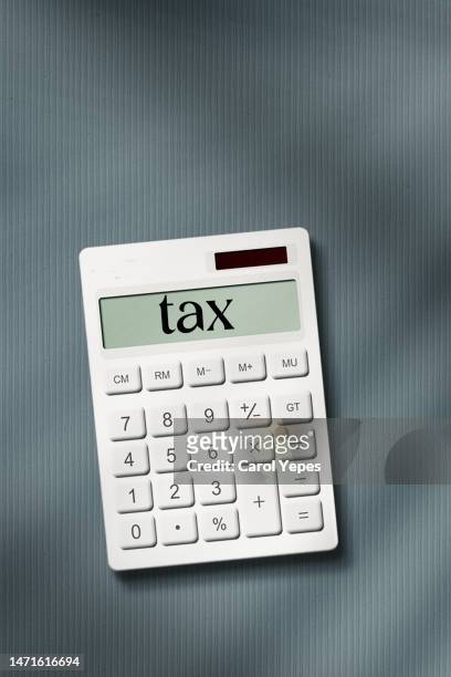 tax refund concept.calculator, pen, paper, - 1040 stock pictures, royalty-free photos & images