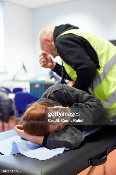 Radio 1's Early Breakfast host Arielle Free at the start of day 1 of the Radio 1 "Tour de Dance" Comic Relief challenge on the 5th March 2023 in...