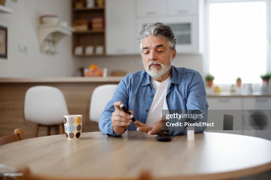 Checking Blood Sugar Level