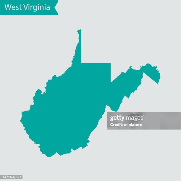 west virginia map - west-virginia-county-map stock illustrations