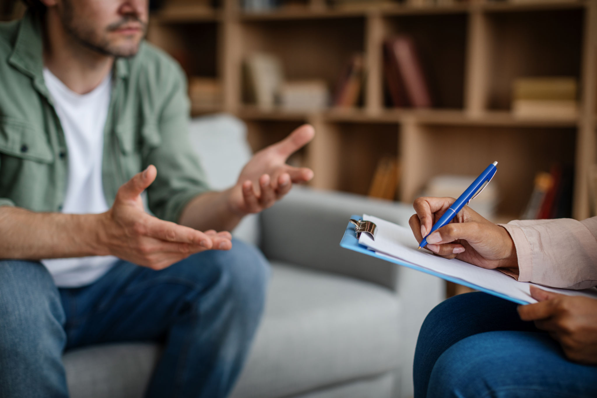 therapist client interaction