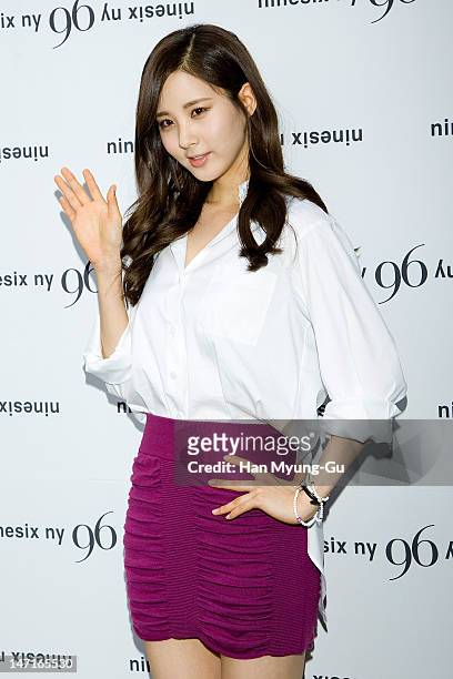 Seohyun of South Korean girl group Girls' Generation arrives the "Nine Six NY" Directing Collection with Chris Han at Platoon Kunsthalle on June 26,...