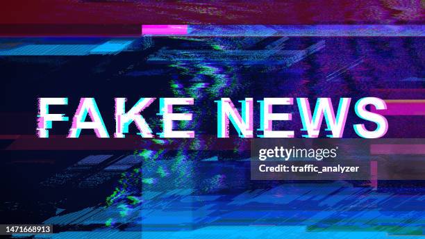 fake news - glitch-hintergrund - fake news stock-grafiken, -clipart, -cartoons und -symbole