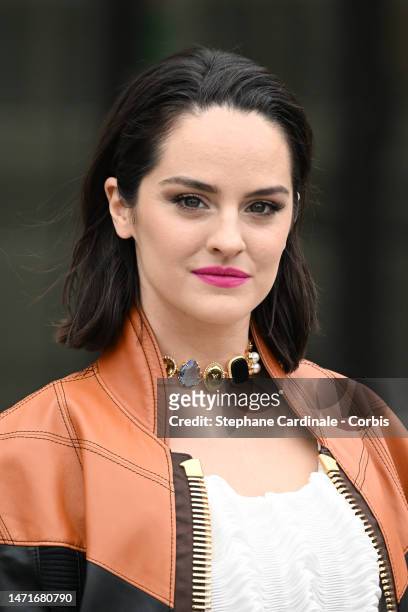 Noemie Merlant attends the Louis Vuitton Womenswear Fall Winter 2023-2024 show as part of Paris Fashion Week on March 06, 2023 in Paris, France.