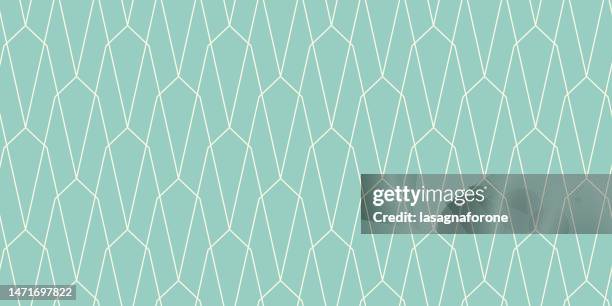 seamless geometric vector pattern - interlocking shapes stock illustrations