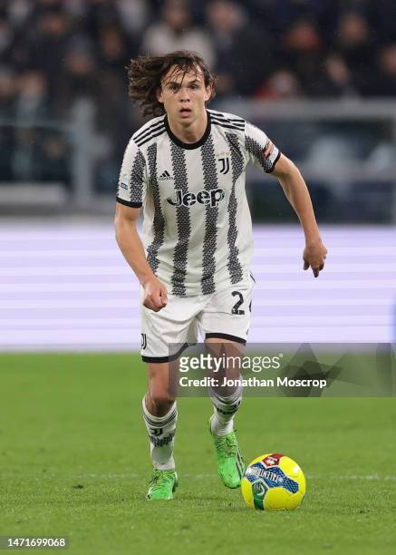 Martin Palumbo of Juventus during the Serie C Coppa Italia Final First Leg match between Juventus Next Gen and Vicenza at Allianz Stadium on March...