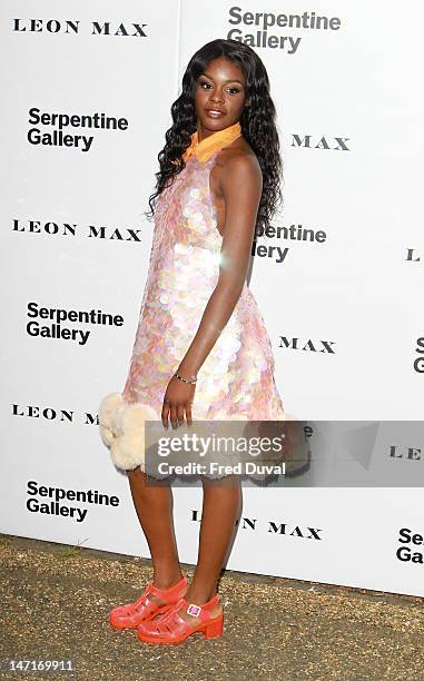 Azealia Banks attends The Serpentine Gallery Summer Party at The Serpentine Gallery on June 26, 2012 in London, England.