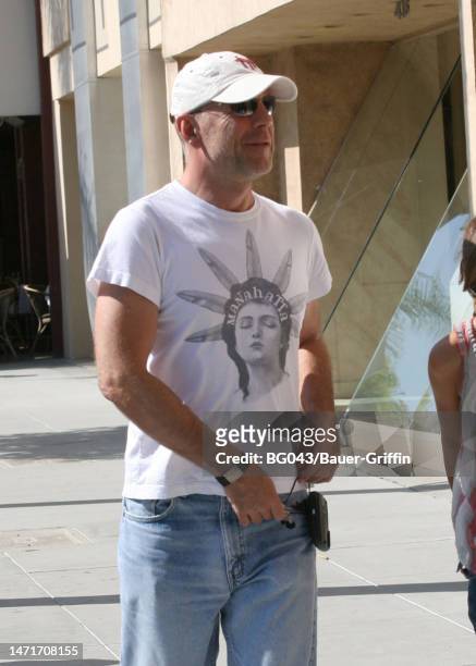 Bruce Willis is seen on August 24, 2006 in Los Angeles, California.