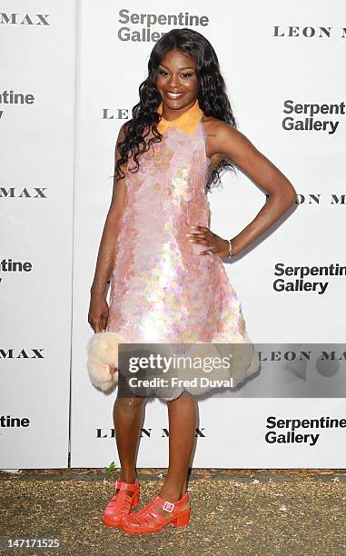 Azealia Banks attends The Serpentine Gallery Summer Party at The Serpentine Gallery on June 26, 2012 in London, England.