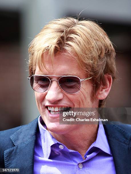 Actor Denis Leary attends the "Be Amazing" Stand Up Volunteer Initiative at Madison Boys And Girls Club on June 26, 2012 in the Brooklyn borough of...