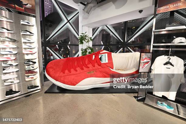 General view of atmosphere during PUMA FOREVER.CLASSIC at PUMA NYC Flagship Store on March 04, 2023 in New York City.