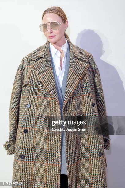 Stella McCartney attends the LVMH Prize Cocktail as part of Paris Fashion Week on March 02, 2023 in Paris, France.