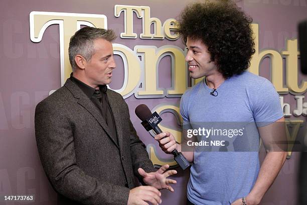 Episode 4277 -- Pictured: Actor Matt LeBlanc during an interview with Bryan Branly backstage on June 26, 2012 --